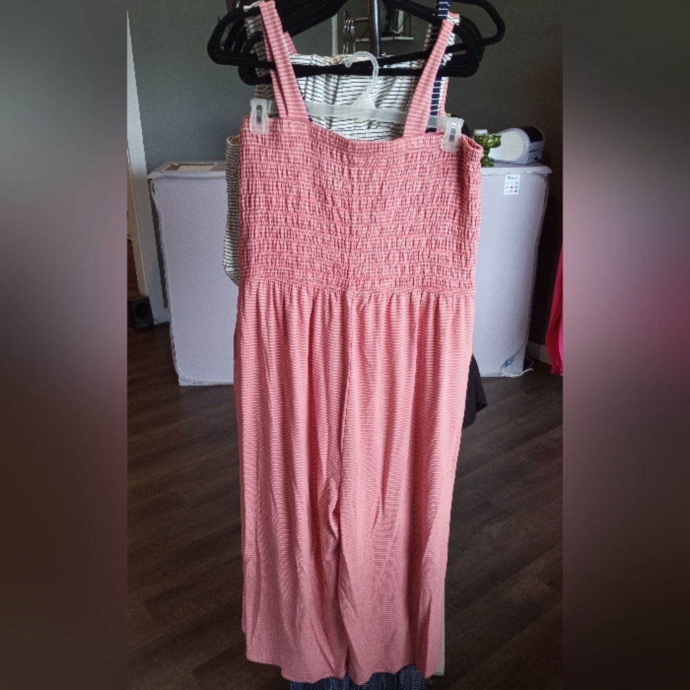 Zenana plus size smocked top romper